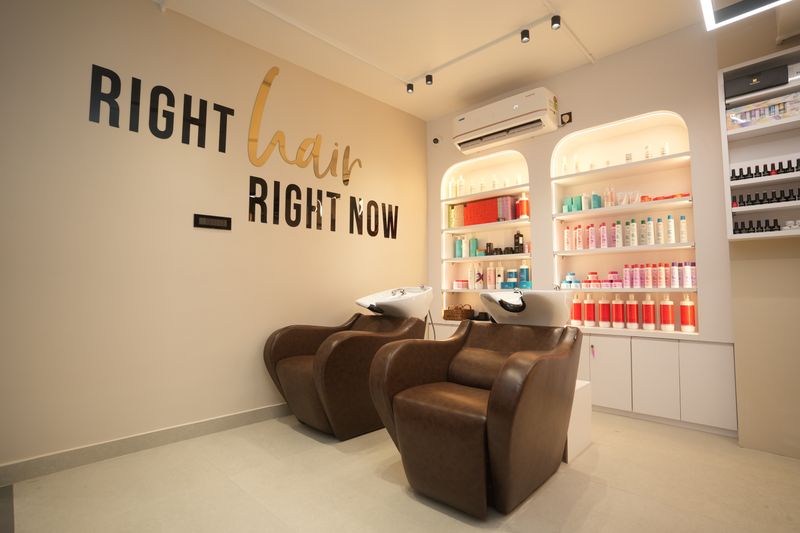 Hair wash area