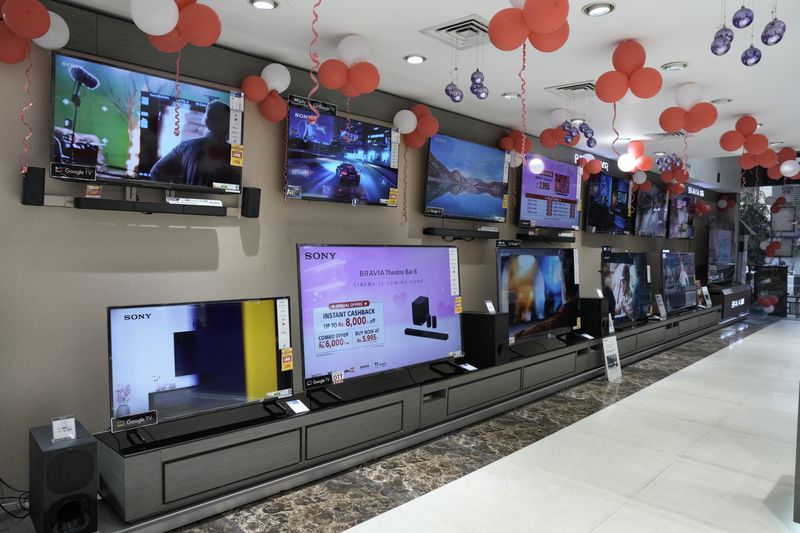 Television wall at Sony Center