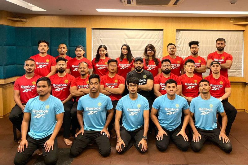 Trainers and staff of Gold's Gym Guwahati